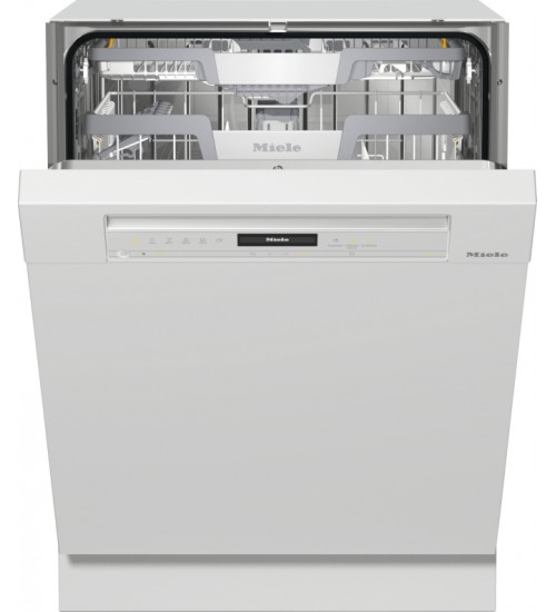 Miele美诺G 7410 SCU AutoDos白色原装进口半嵌入洗碗机 超级强力清洗